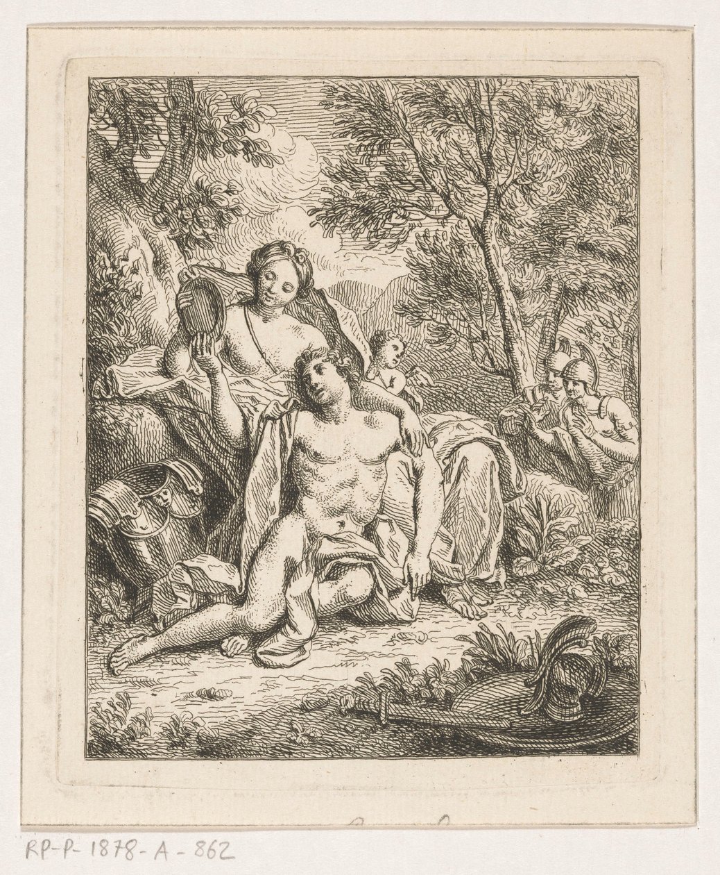Rinaldo i Armida af Louis Fabritius Dubourg
