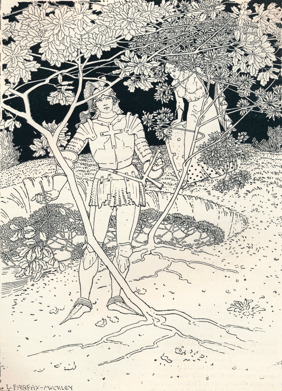 Illustration til Spensers Faerie Queene. Canto II. Vers 30, c1895 af Louis Fairfax Muckley