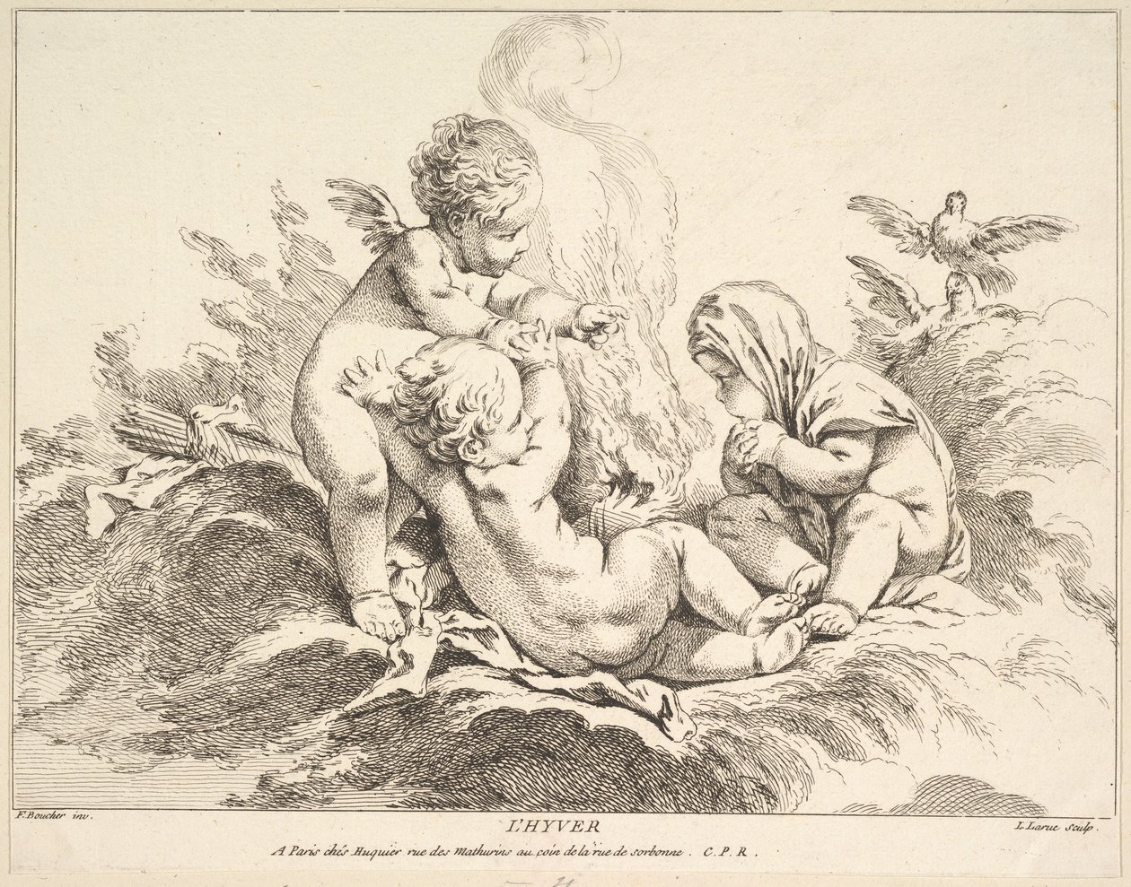 Vinter. af Louis Felix de la Rue