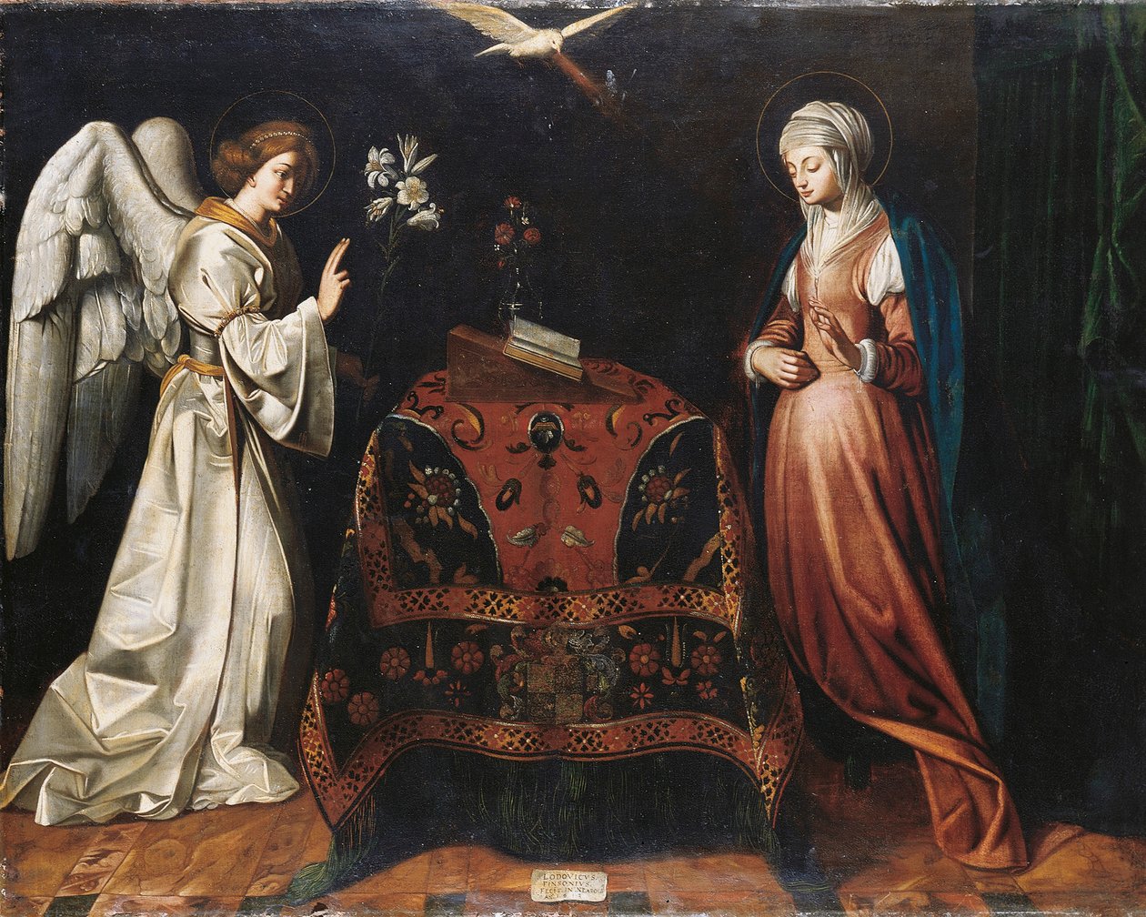 Bebudelse, c.1612 af Louis Finsonius or Finson