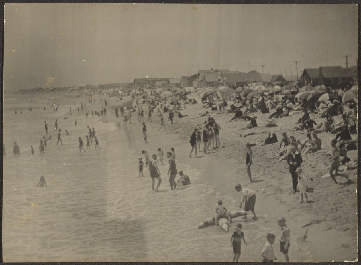 [Strandscene] af Louis Fleckenstein