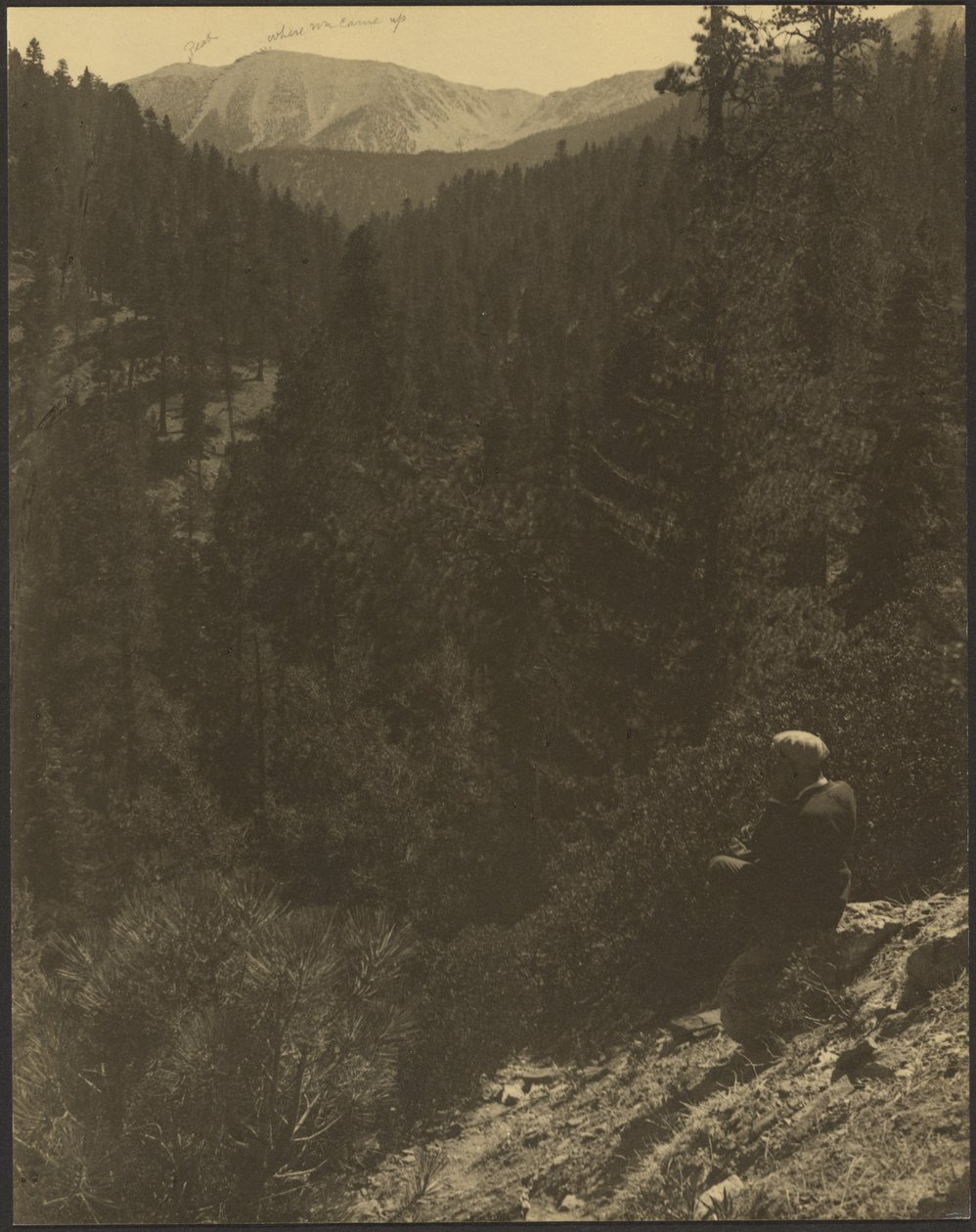 Fjernudsigt over Mt. Gorgonio af Louis Fleckenstein