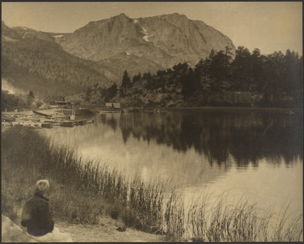 June Lake af Louis Fleckenstein
