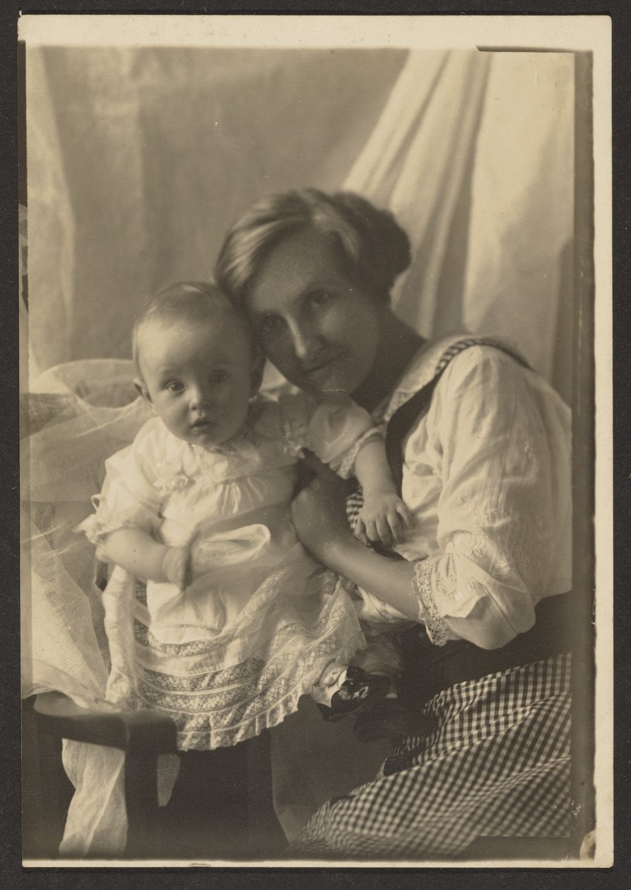 Mor og barn af Louis Fleckenstein