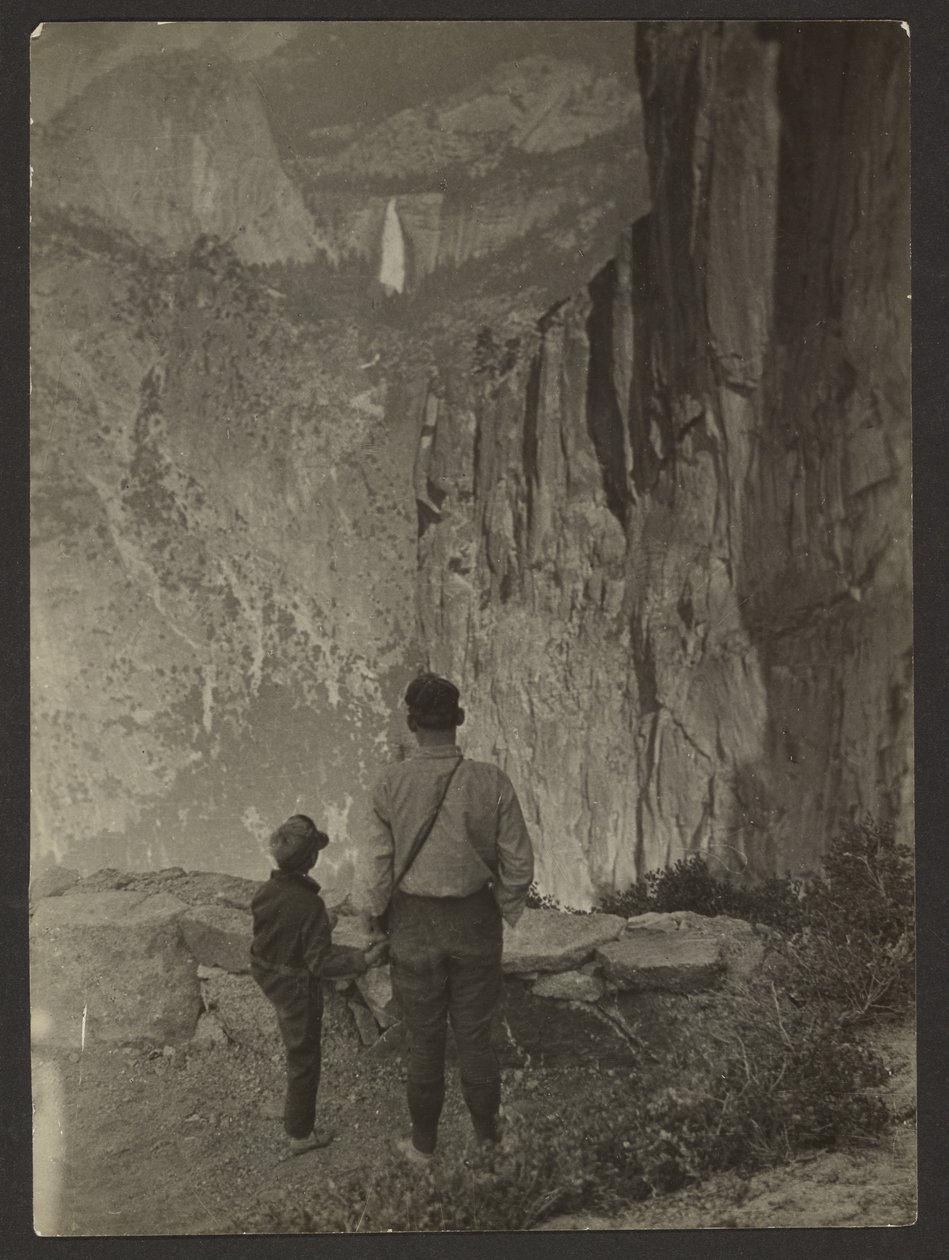 Nevada Falls fra Ledge Trail, Yosemite af Louis Fleckenstein