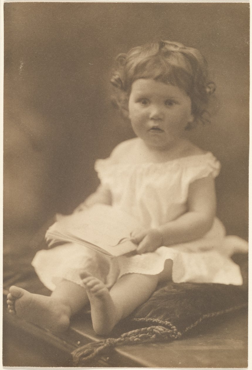 [Portræt af en baby] af Louis Fleckenstein