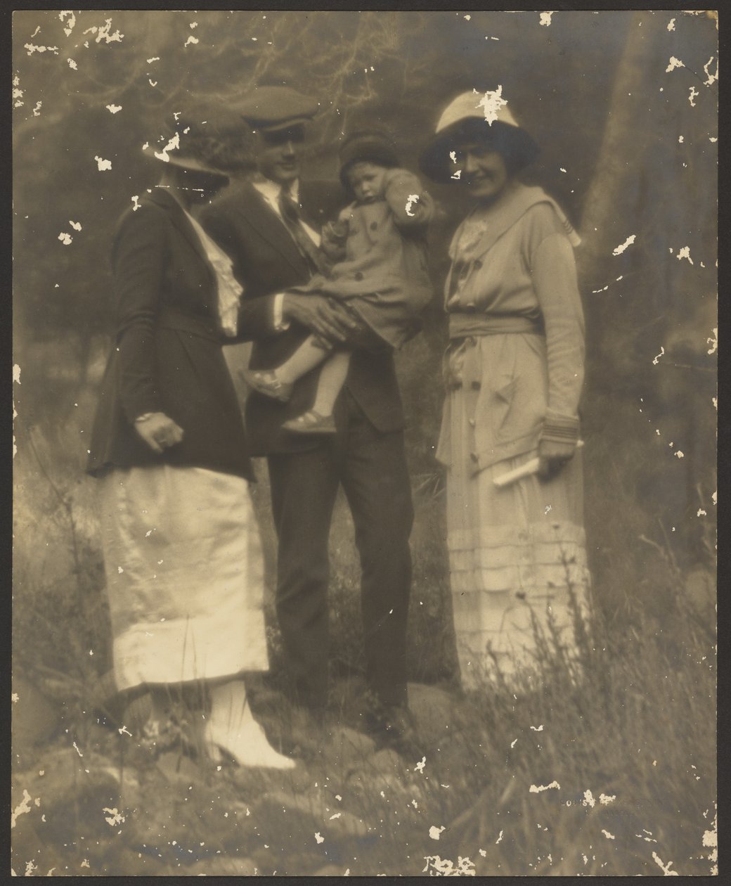 [Portræt af en familie] af Louis Fleckenstein