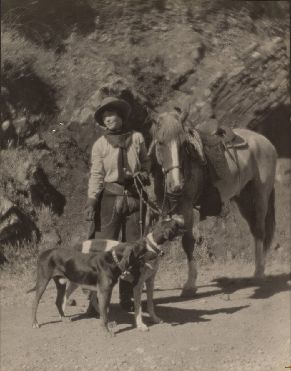Ruth Comfort Mitchell (forfatter til westernfortællinger) af Louis Fleckenstein