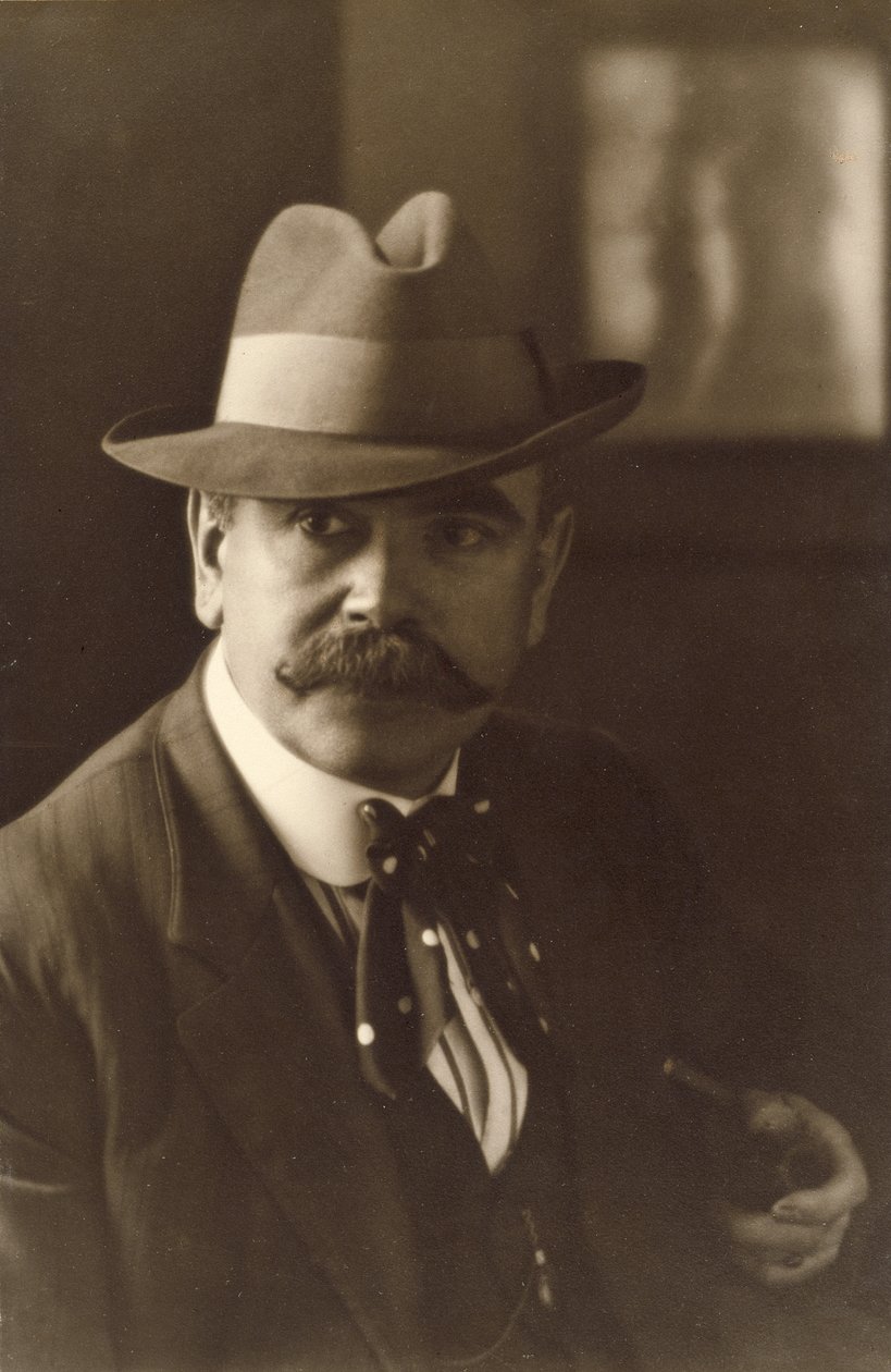 Selvportræt af Louis Fleckenstein