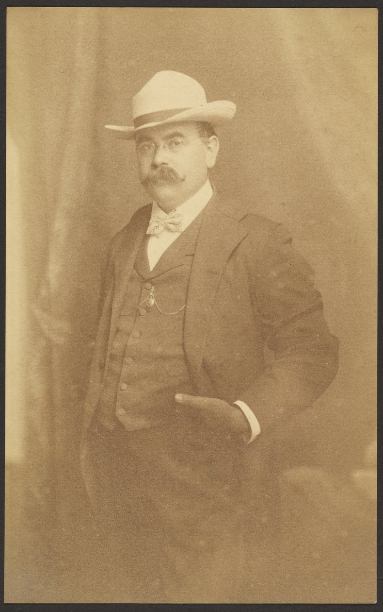 [Selvportræt stående] af Louis Fleckenstein