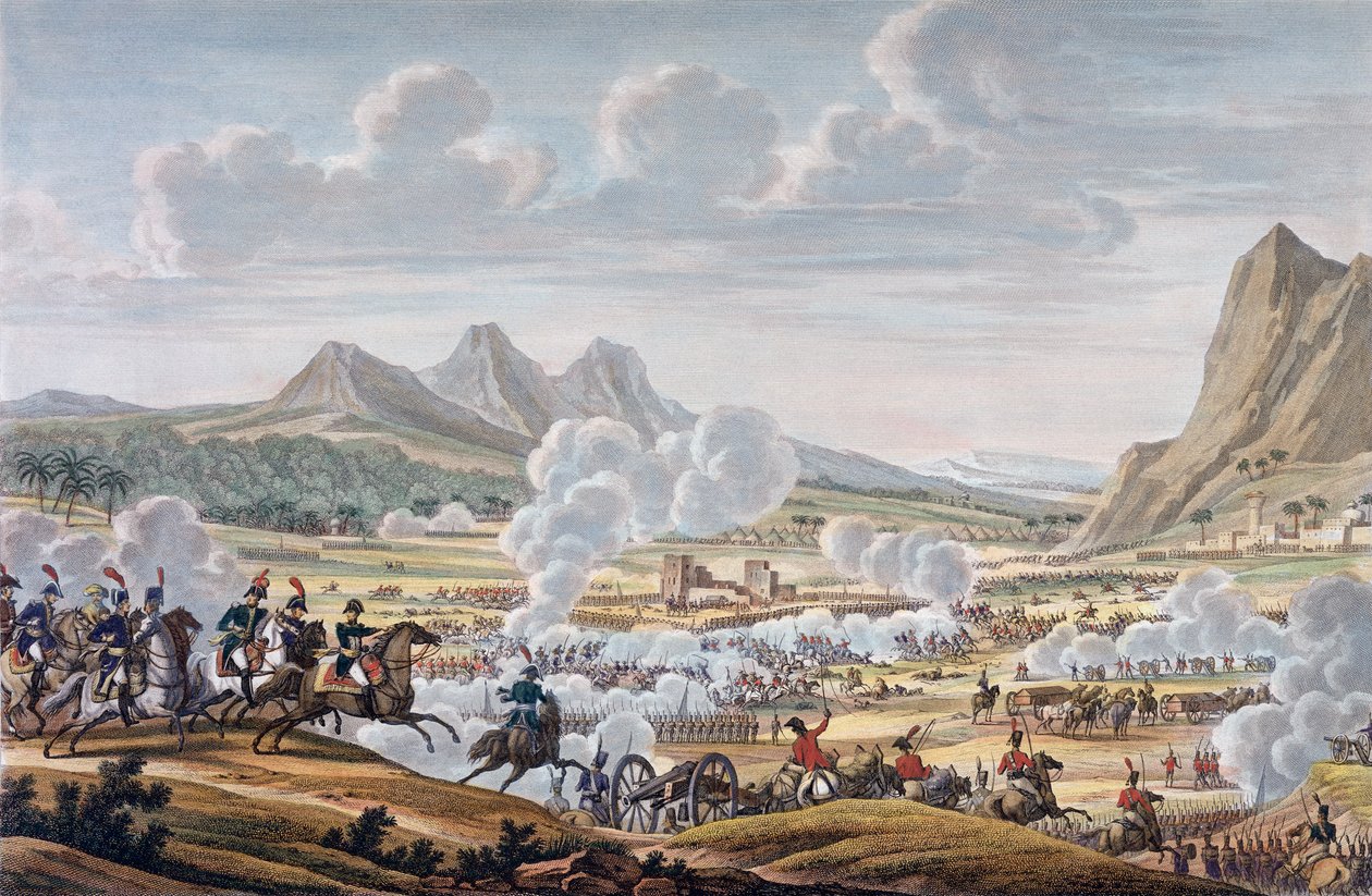 Slaget ved Mount Tabor, 27 Ventose, år 7 17. februar 1799. af Louis Francois Couche
