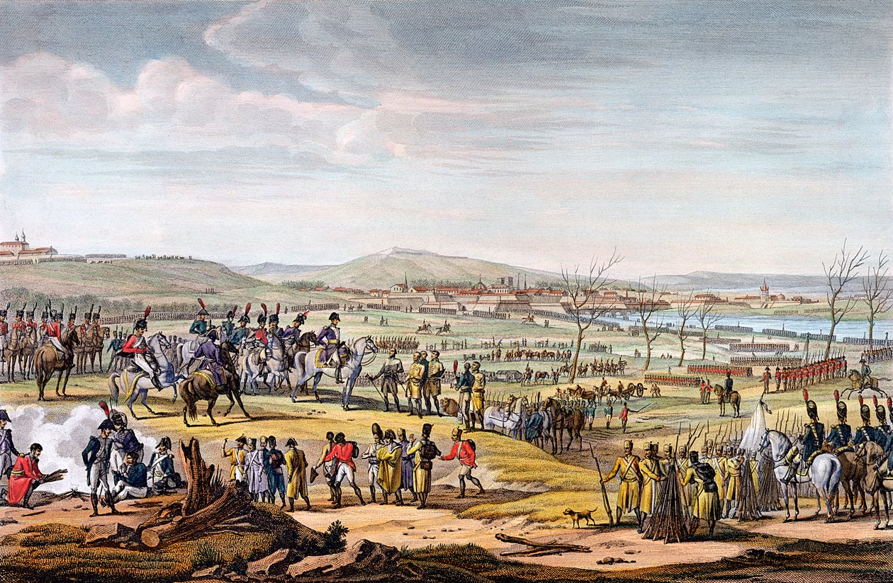 Slaget ved Ulm, Tyskland, 17. oktober 1805 af Louis Francois Couche