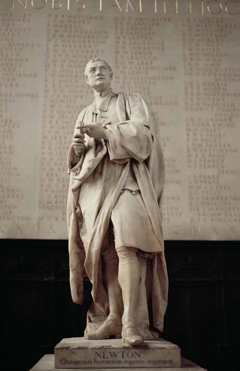 Sir Isaac Newton (1642-1727) (marmor) af Louis Francois Roubillac