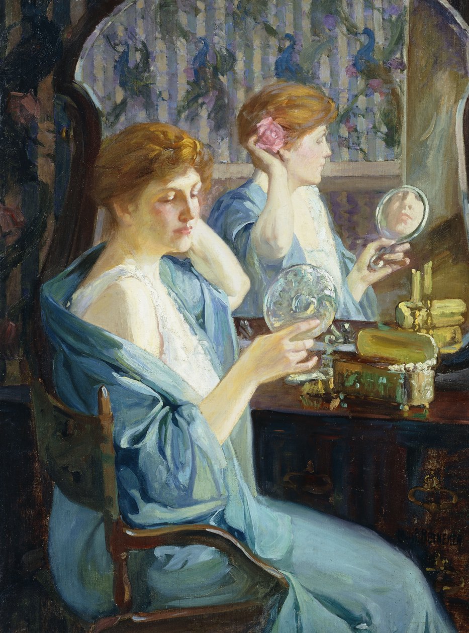 Maude i grøn af Louis Frederick Berneker