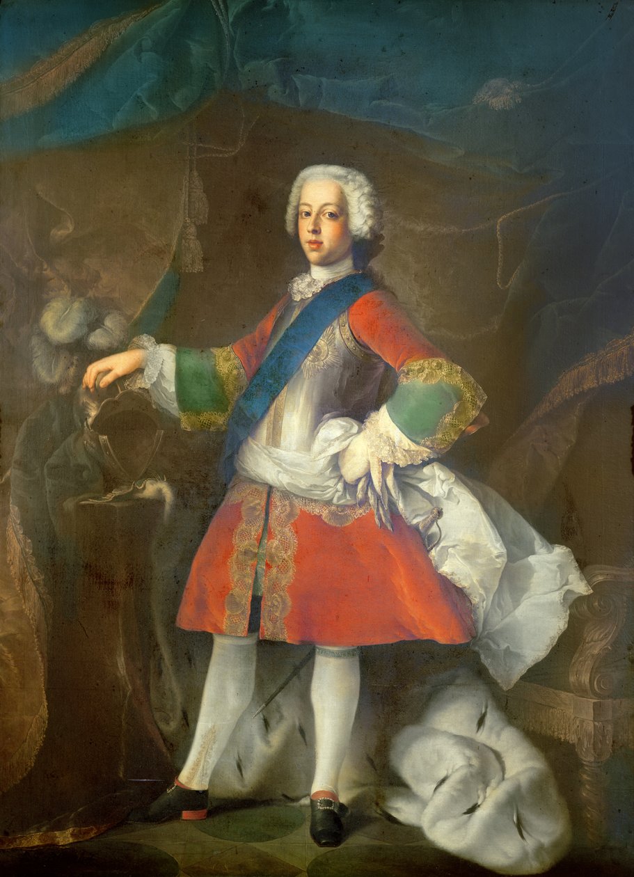 Prins Charles Edward Louis Philip Casimir Stuart af Louis Gabriel Blanchet