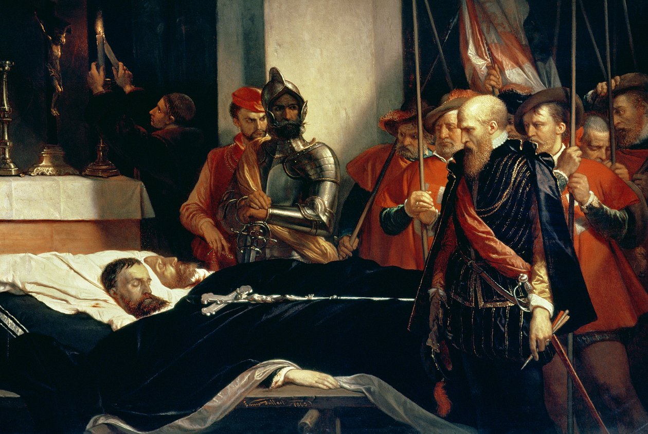 Sidste respekt til levningerne af greverne Egmont og Hoorn af Louis Gallait
