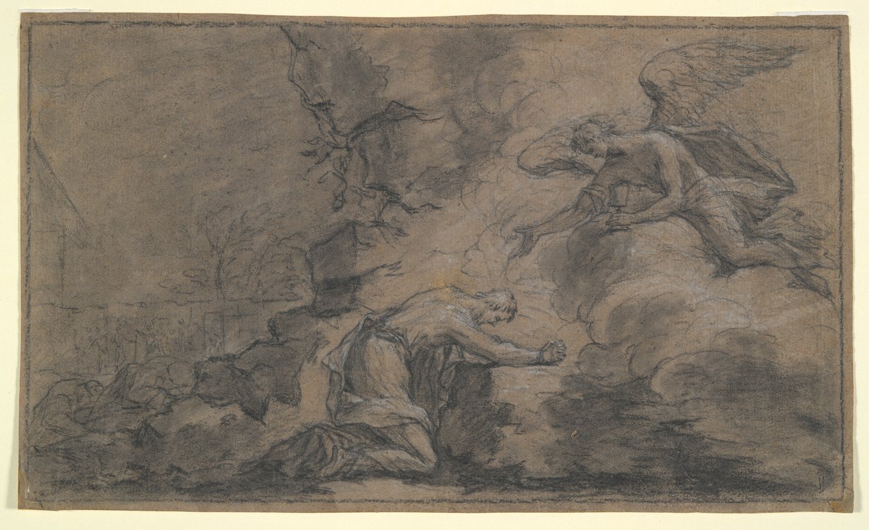 Kristus i Getsemane Have (Christ au Jardin) af Louis Galloche