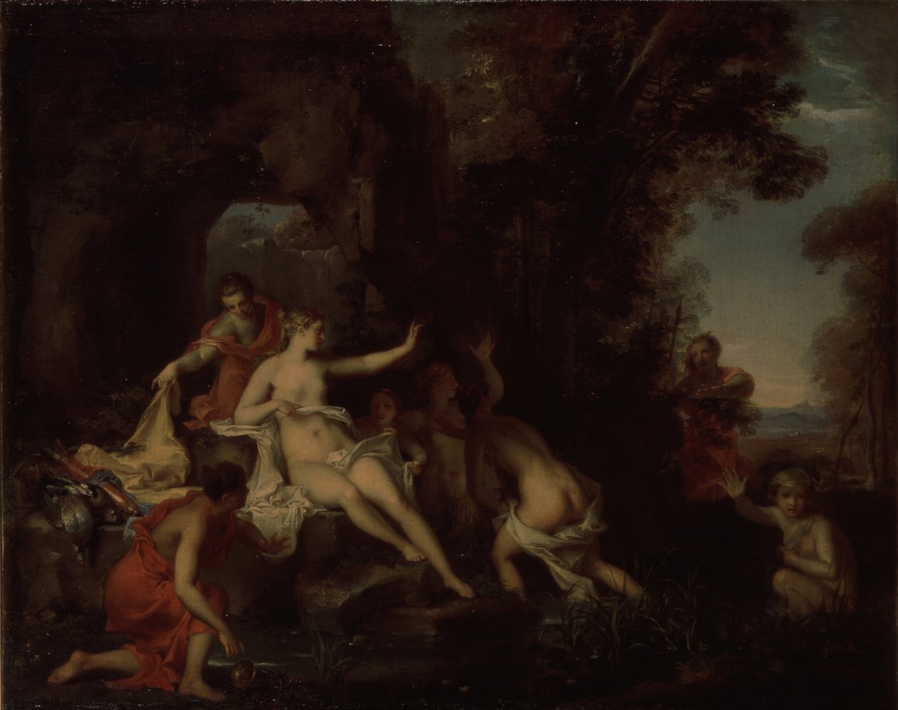 Diana og Actaeon af Louis Galloche