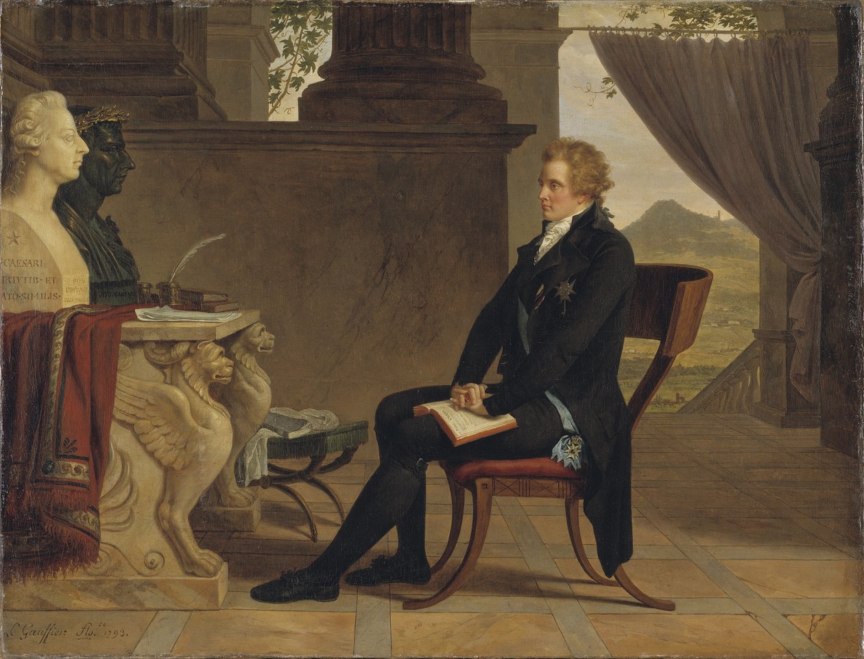Grev Gustav Mauritz Armfelt i Firenze, 1793 af Louis Gauffier