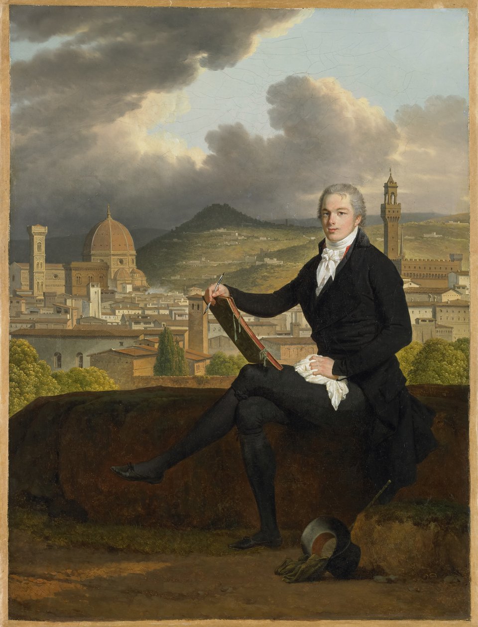 Portræt af Dr. Thomas Penrose, 1798 af Louis Gauffier