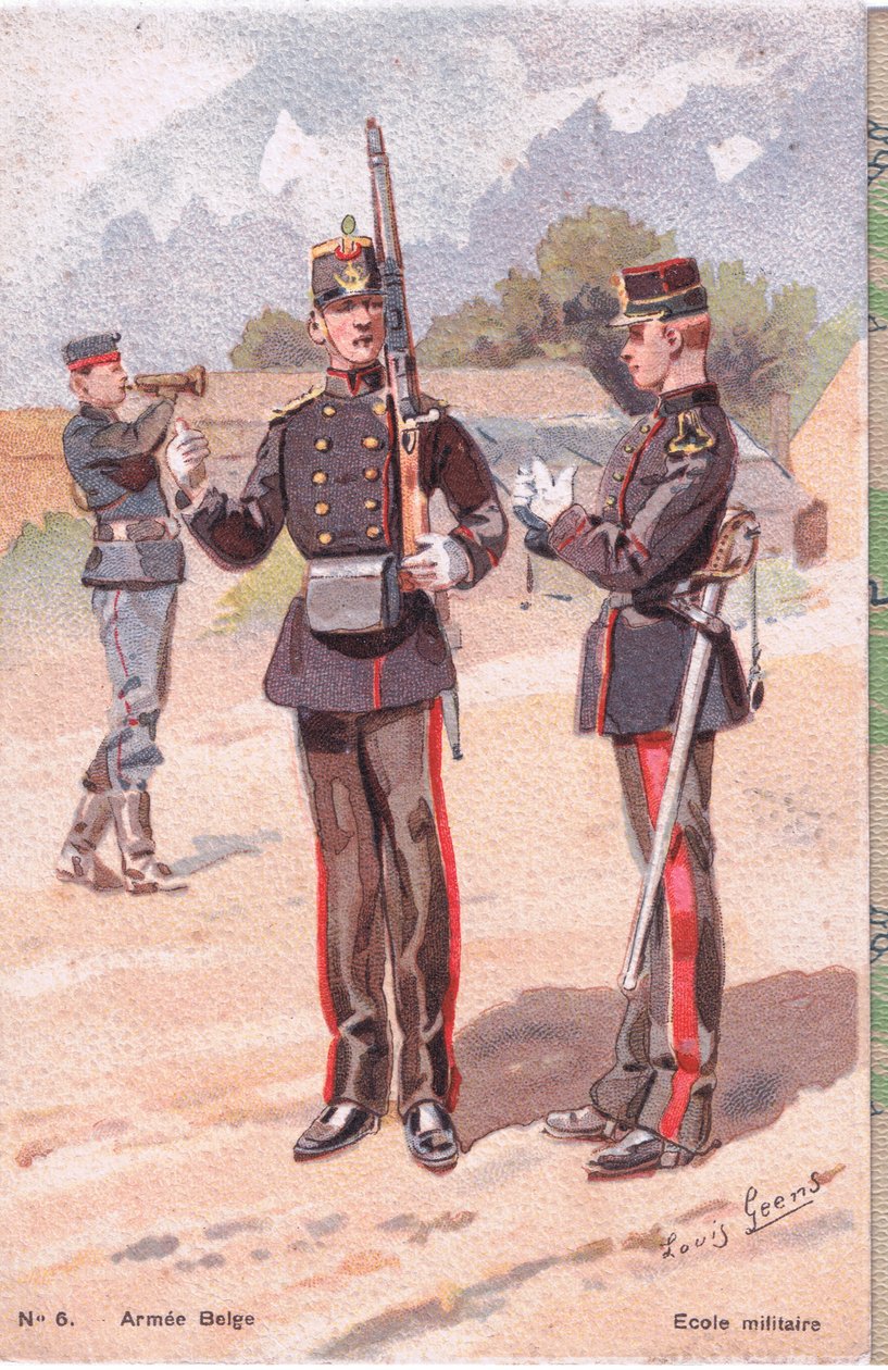 Ecole Militaire , Postkort, 1920