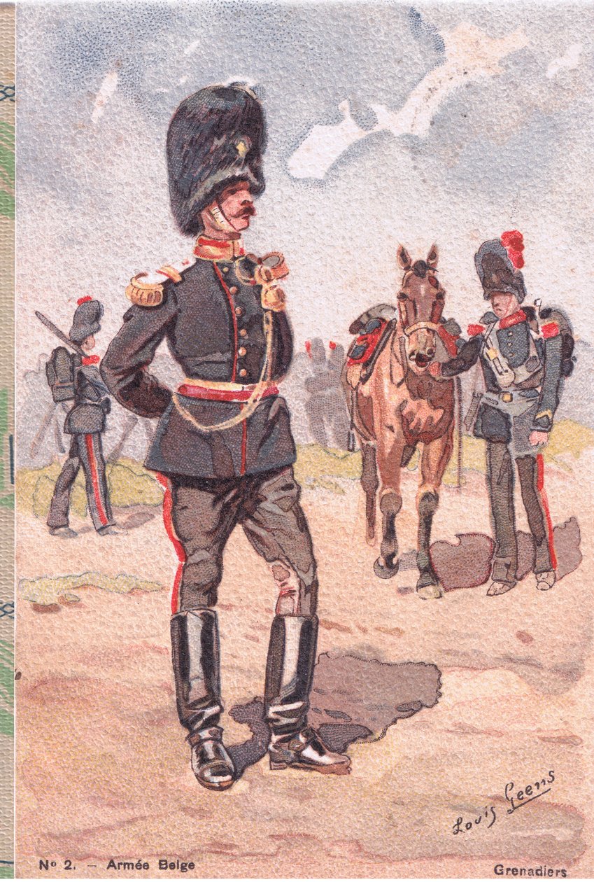 Grenadører, postkort, 1920