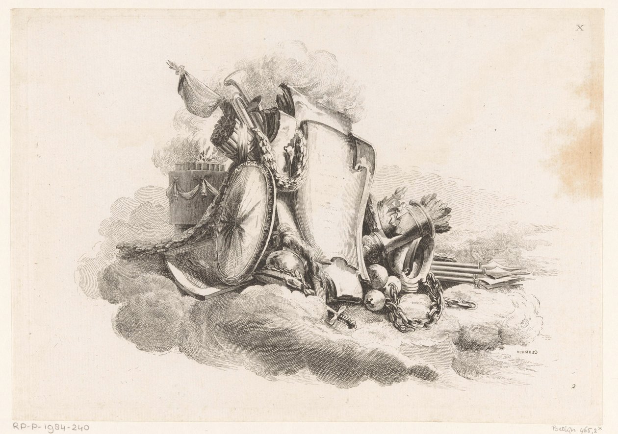 Patron med våben X Suitte De Cartels Et Trophées (serietitel) IIe bind De l