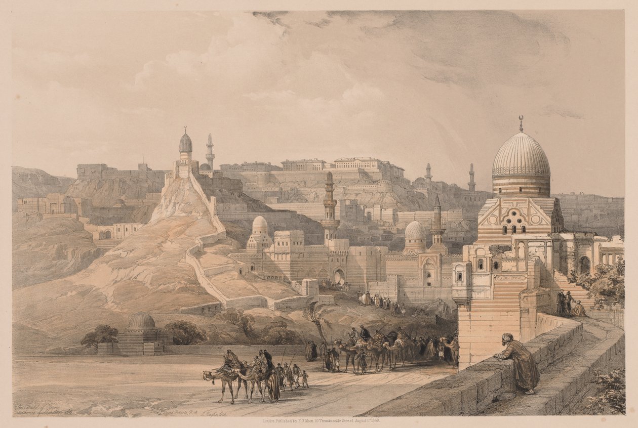 Egypten og Nubien: bind III - nr. 34, Kairos citadell, Mehemet Alis residens af Louis Haghe