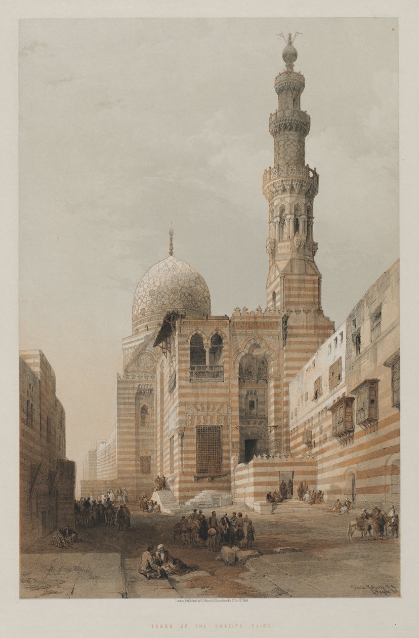 Egypten og Nubien, bind III: Kalifernes grave, Kairo af Louis Haghe