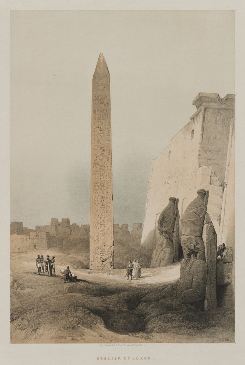 Egypten og Nubien, bind I: Luxor af Louis Haghe