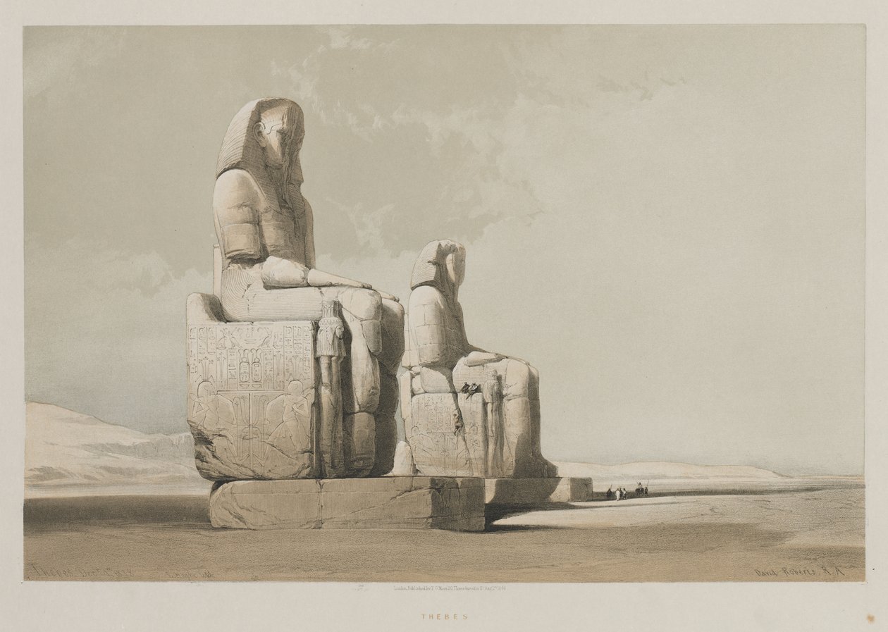 Egypten og Nubien, bind I: Theben, 1846. af Louis Haghe