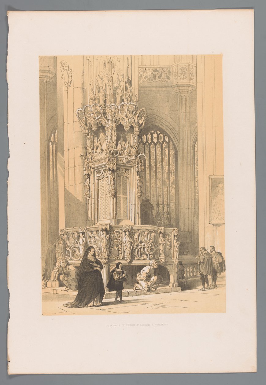 Tabernaklet i Saint Laurentius-kirken i Nürnberg Tabernacle de l