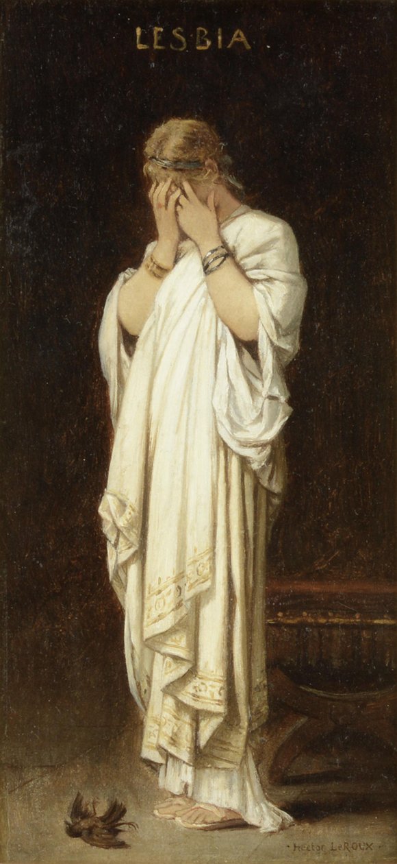 Lesbia af Louis Hector Leroux