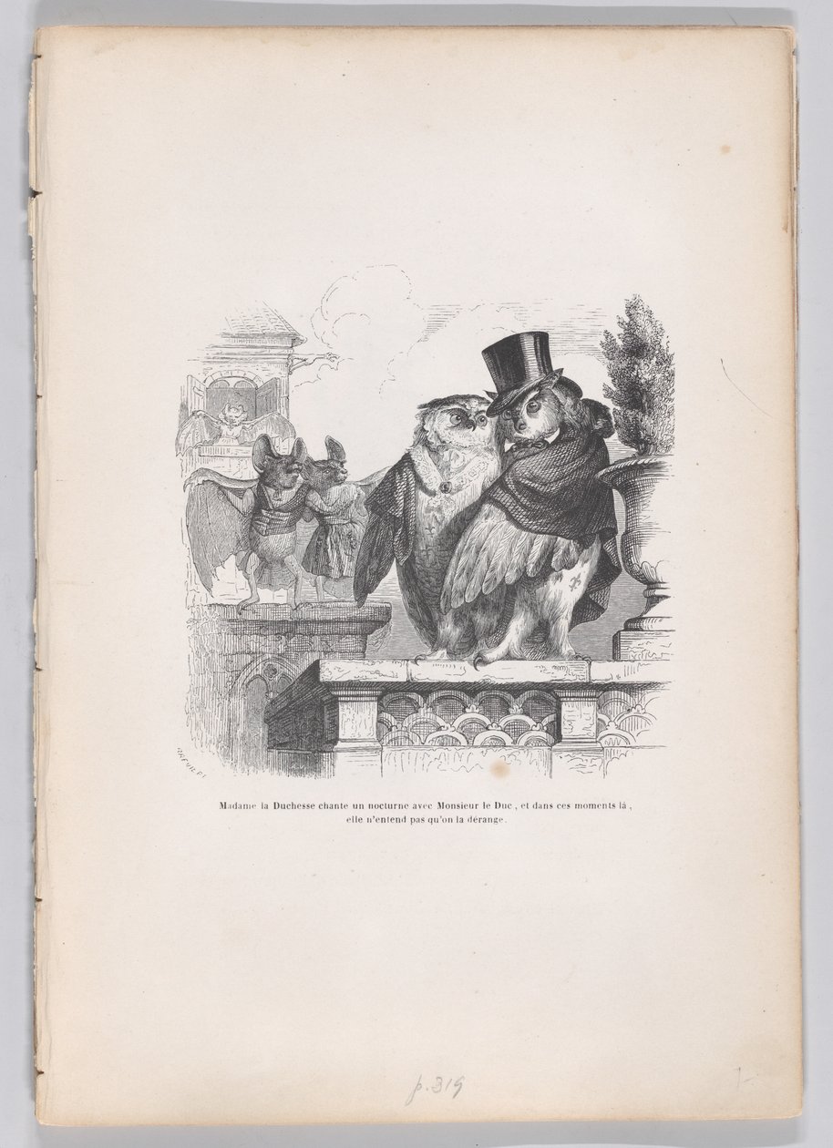 Hertuginden synger en nocturne med hertugen... fra Scener fra Privaten og..., ca. 1837-47. af Louis Henri Brévière