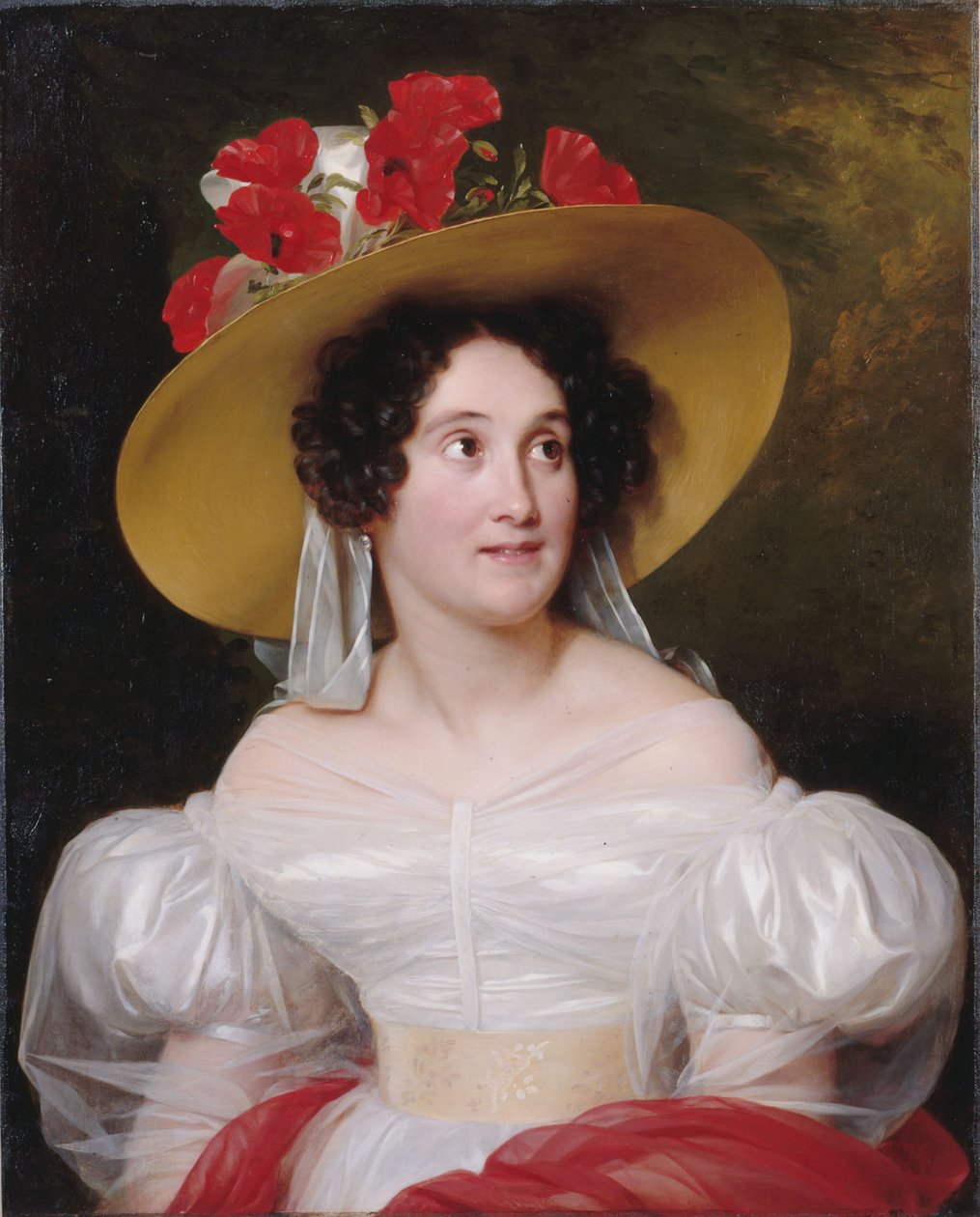 Portræt af Madame Arachequesne, 1831. af Louise Marie Jeanne Hersent