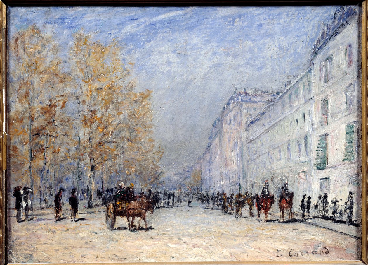 Frokostklassen i Lyon. Maleri af Louis Carrand (1821-1899) af Louis Hilaire Carrand