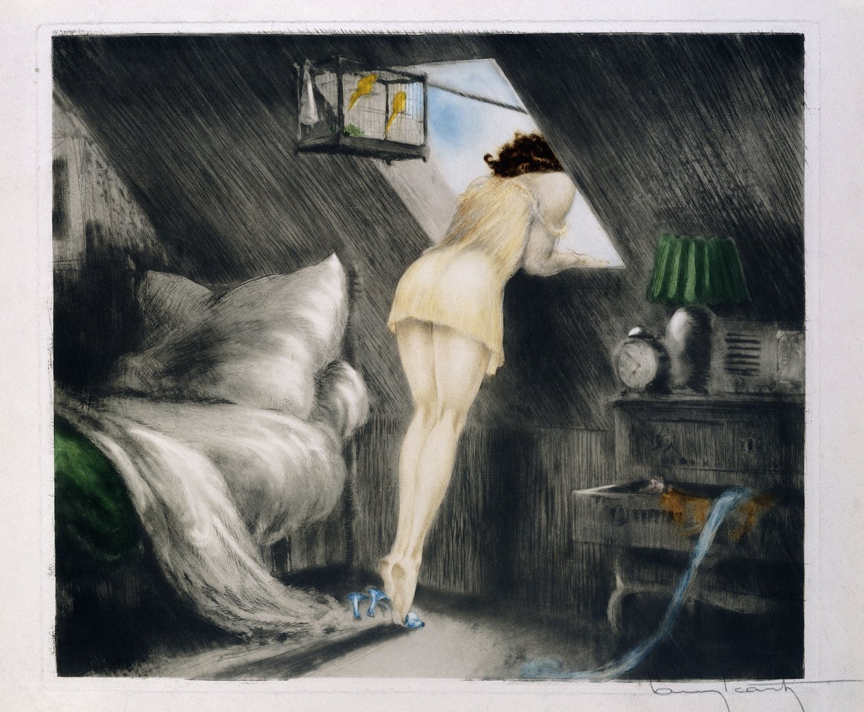 Loftsværelse af Louis Icart