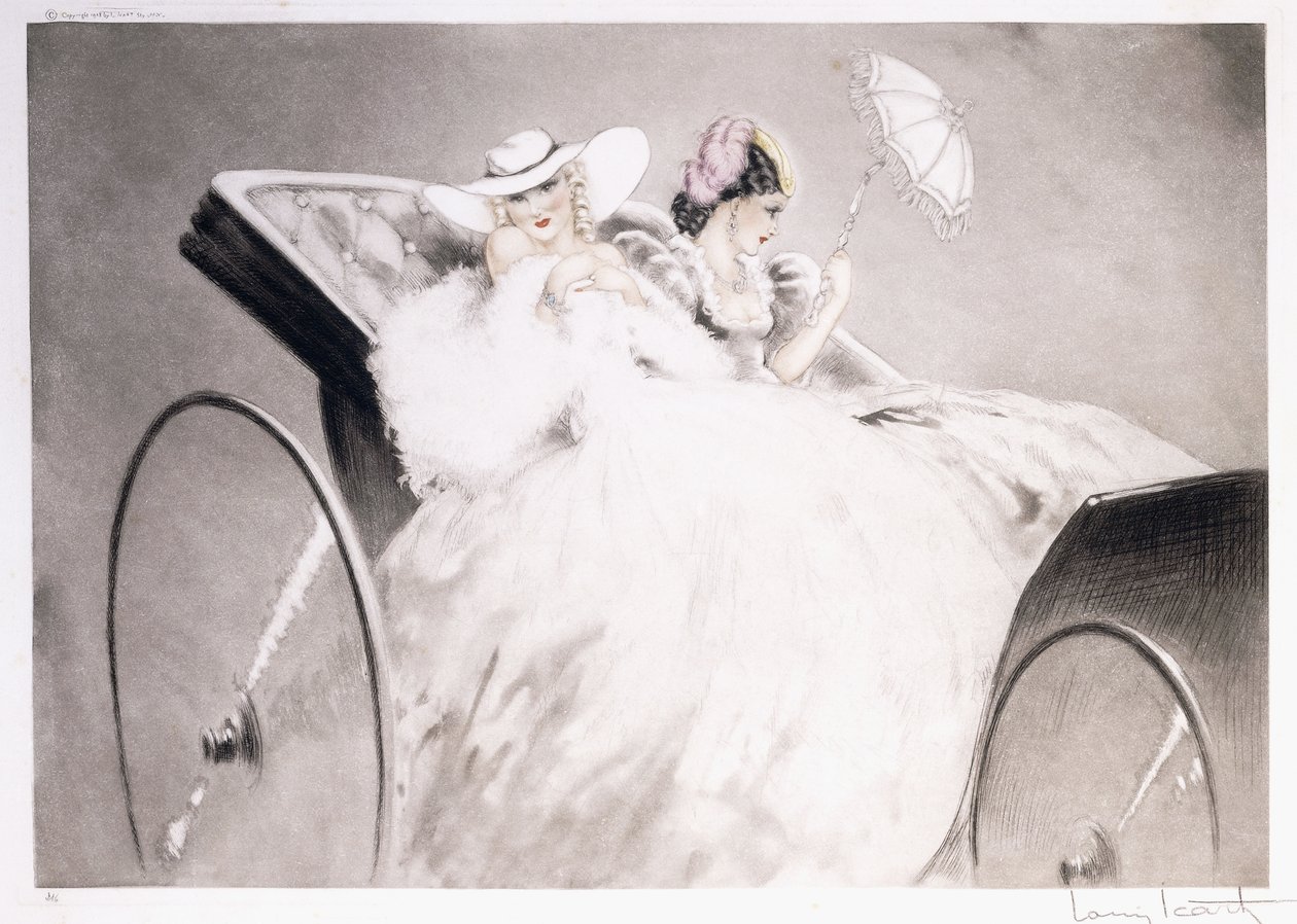 Champs Elysees af Louis Icart