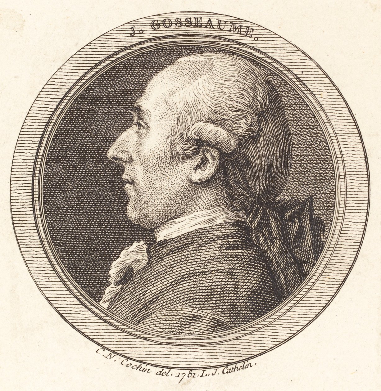 J. Gosseaume af Louis Jacques Cathelin after Charles Nicolas Cochin II