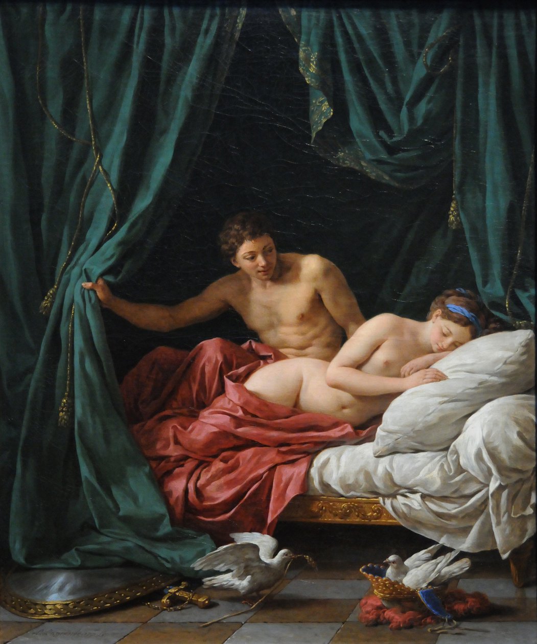 Mars og Venus Allegory of Peace, 1770 af Louis Jean François Lagrenée
