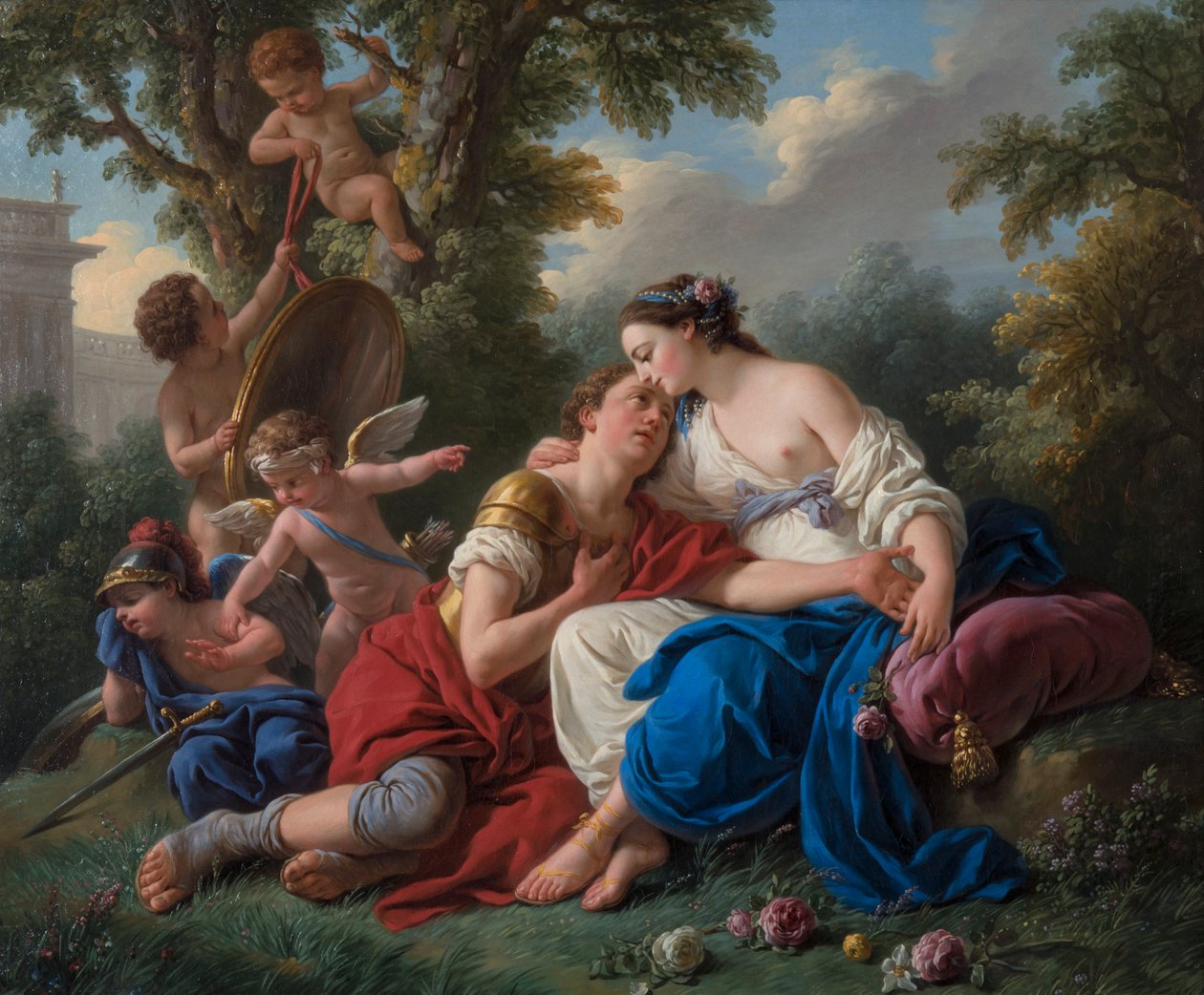 Rinaldo og Armida af Louis Jean François Lagrenée