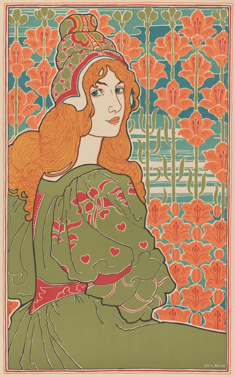 Jane, 1897. af Louis John Rhead