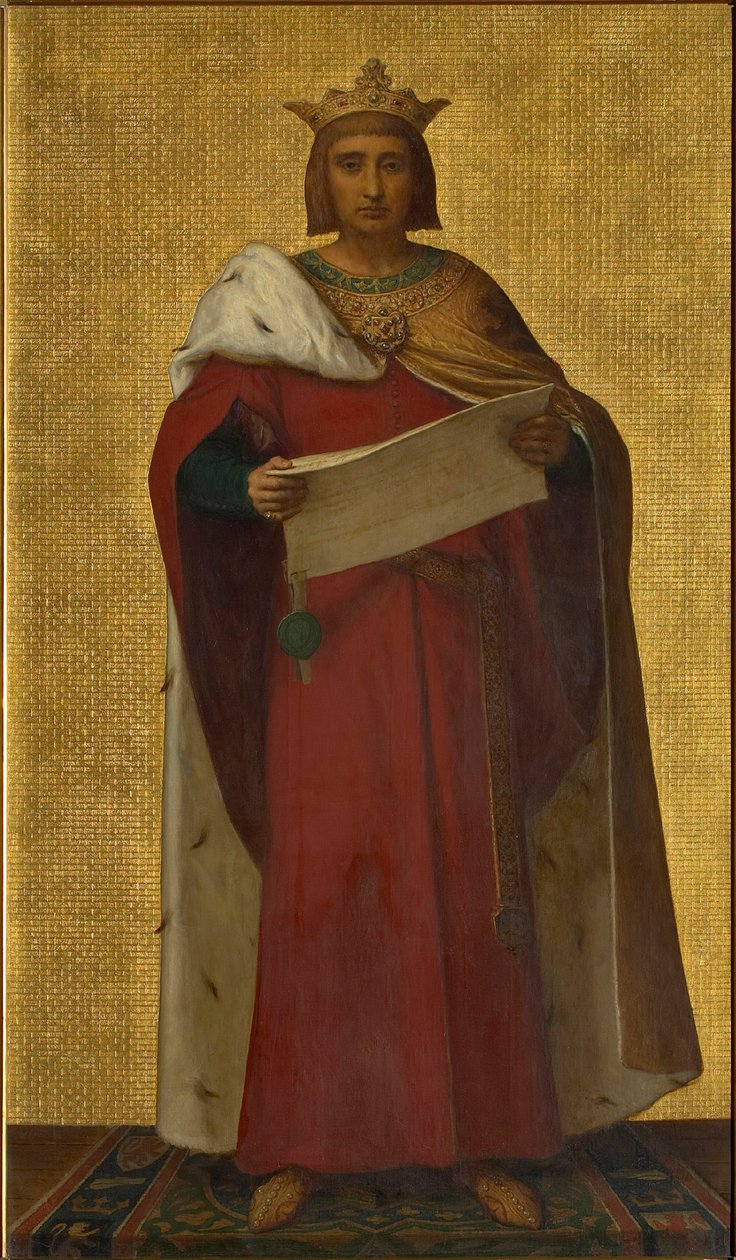 Hertug Johannes II af Brabant, 1872-1877. af Louis Joseph Gallait