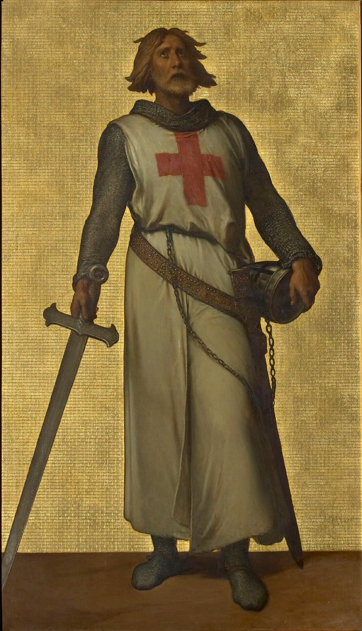 Godfrey af Bouillon, 1872-1877. af Louis Joseph Gallait