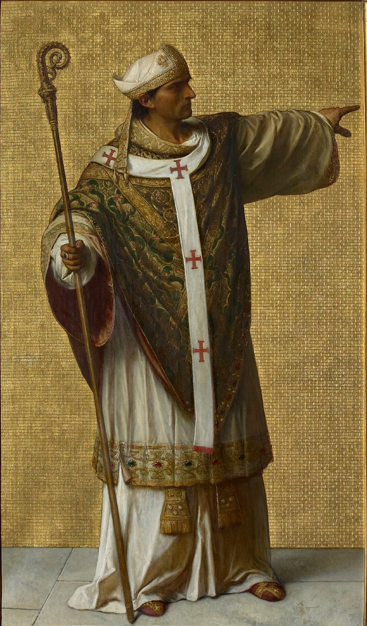 Notker af Liège, 1872-1877. af Louis Joseph Gallait