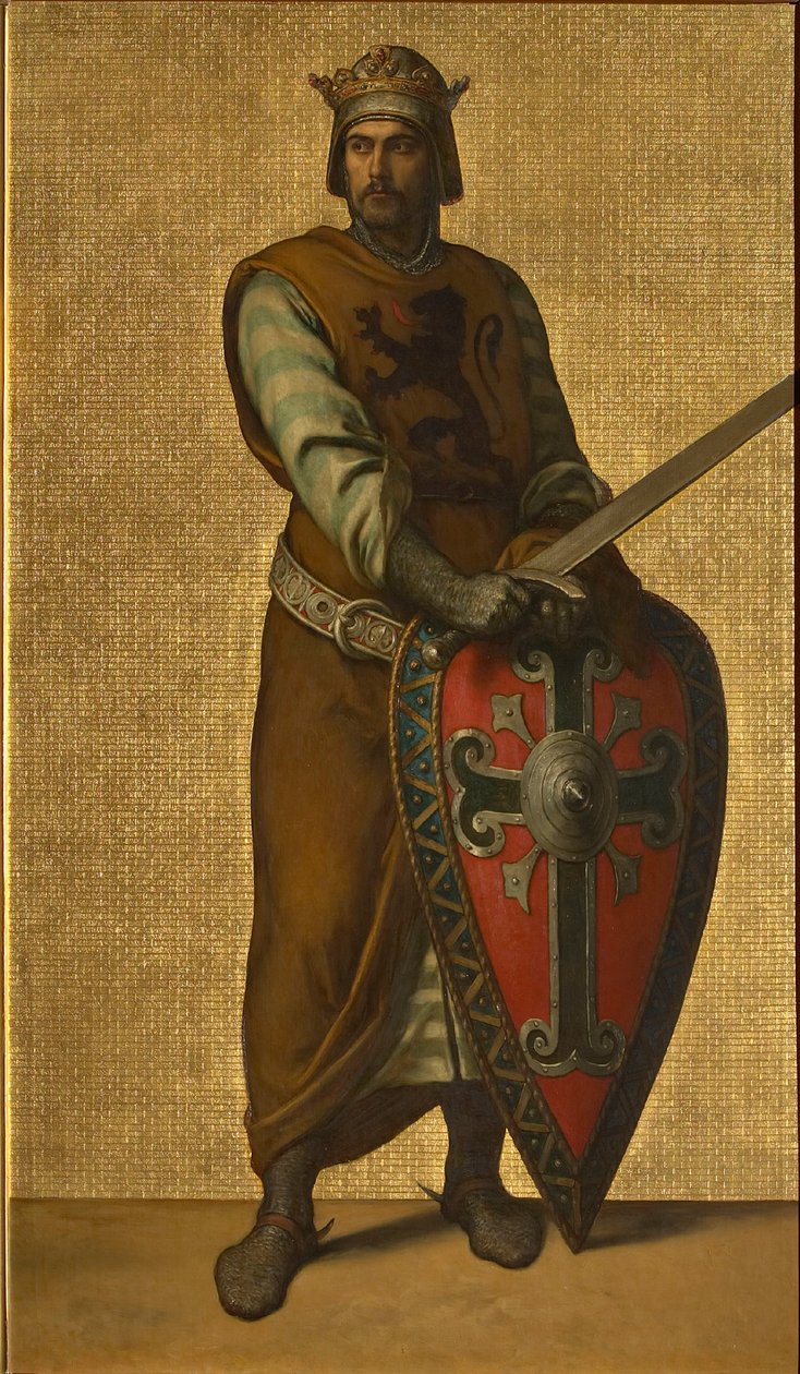 Robert II af Jerusalem, 1872-1877. af Louis Joseph Gallait