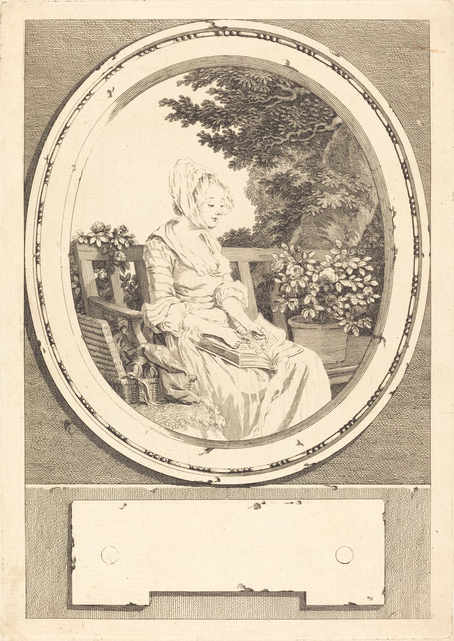 Ned til den mindste ting af Louis Joseph Masquelier after Pierre Antoine Baudouin