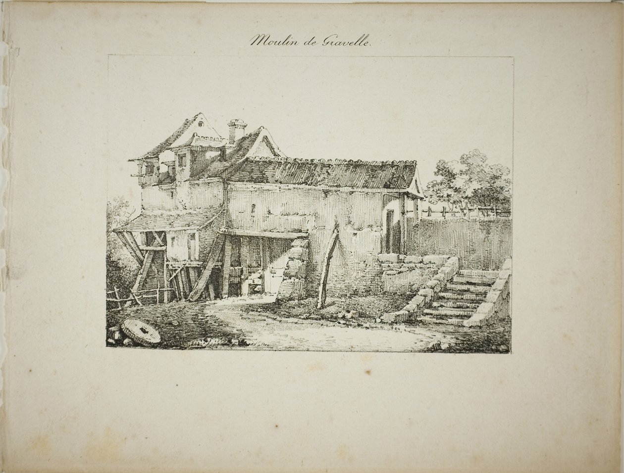 Mølle ved Gravelle, II af Louis Jules Frederic Villeneuve