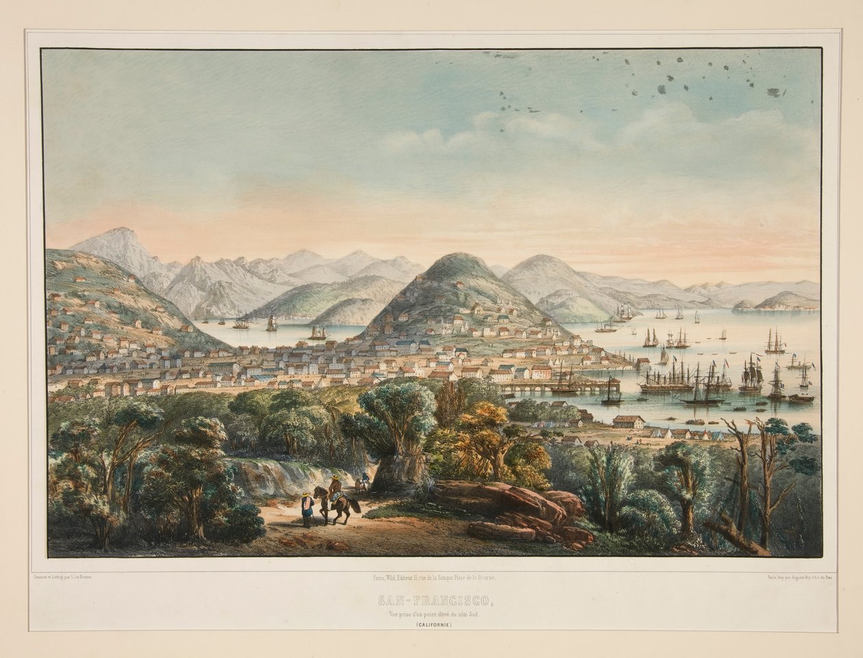 San-Francisco, / Udsigt taget fra af Louis Le Breton