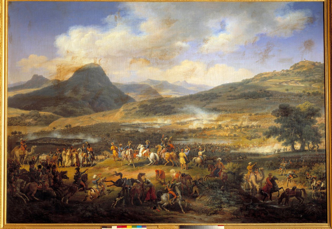 Kampagne (Ekspedition) af Egypten (1798-1801): "" Slaget ved Mount Thabor, 16. april af Louis Lejeune